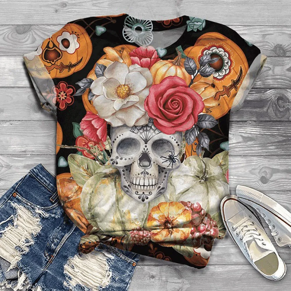 Fashion Tshirt Women Plus Size Short Sleeve 3D Animal Printed O-neck Tops Tee T-shirt Top Women Harajuku T Shirt Camisas Poleras
