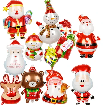 

1pcs Merry Christmas Balloons Santa Clause Snowman Tree New Year Christmas Balloons Party Decoration Home Xmas Party Decor 2020