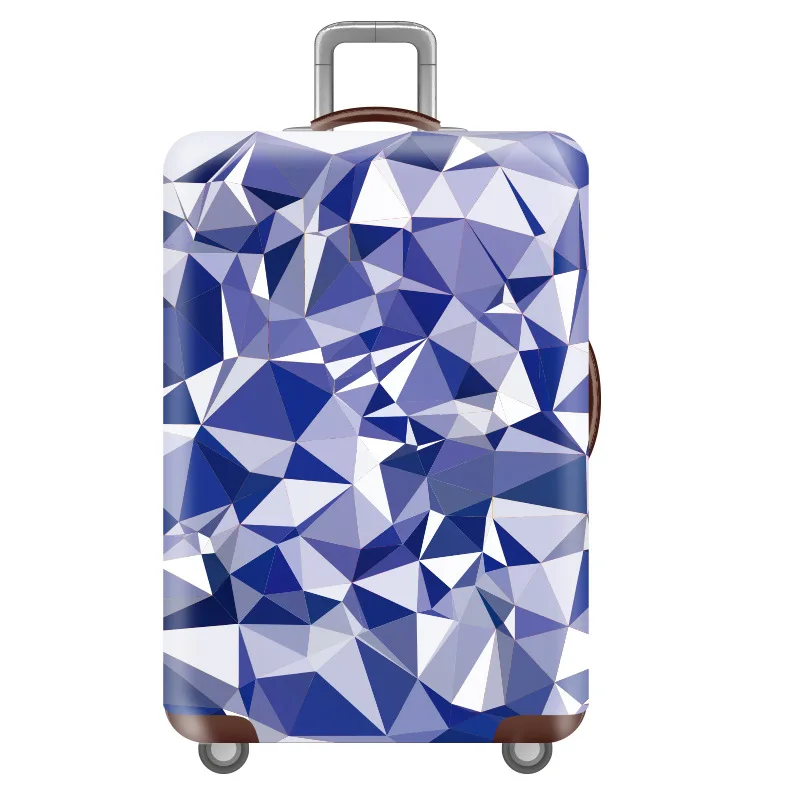 Эластичный Чехол для багажа для путешествий с цветочным узором, Защитные чехлы для багажа, уплотненный чехол для чемодана 18-32 дюйма, аксессуары для путешествий - Цвет: 11  Luggage cover