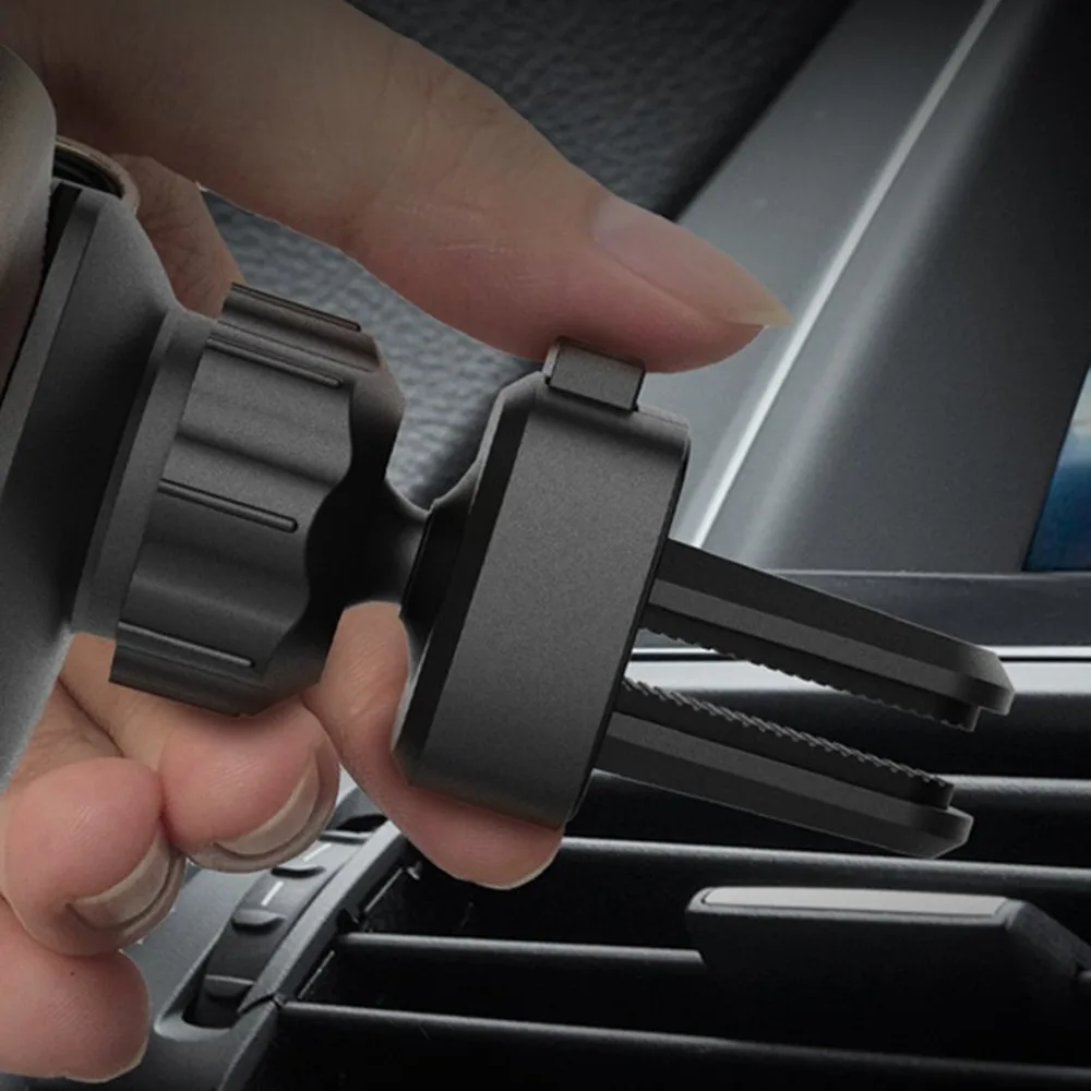 Универсальный автомобильный держатель из алюминиевого сплава Gravity Drive Air Vent Mount чехол для телефона держатель Подставка для смартфонов