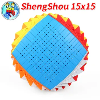 

Shengshou 15x15 Pillowed Cube Sengso Magic Cube Professional Competition 15x15SpeedCube Professional Adults Kids Christmas Gifts