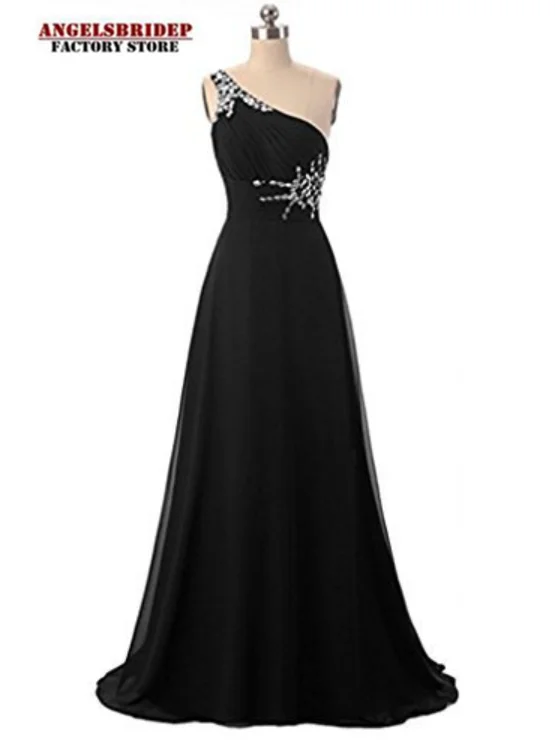 ANGELSBRIDEP-Sexy-One-Shoulder-Longo-Evening-Gowns-Formal-Chiffon-Vestidos-de-gala-Lace-up-Back-Party