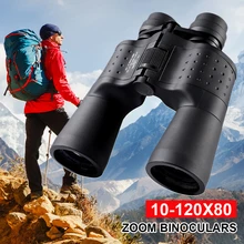 

10-120X80 HD Zoom Binoculars Low Light Vision Binoculars Daily Waterproof Telescope For Outdoor Bird Watching Camping Hunting