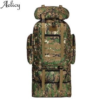 

Aelicy 100L Large Hiking Climbing Backpacks Camouflage Softback Backpack For Men And Women Sports Bags Travel Mountaineering Bag