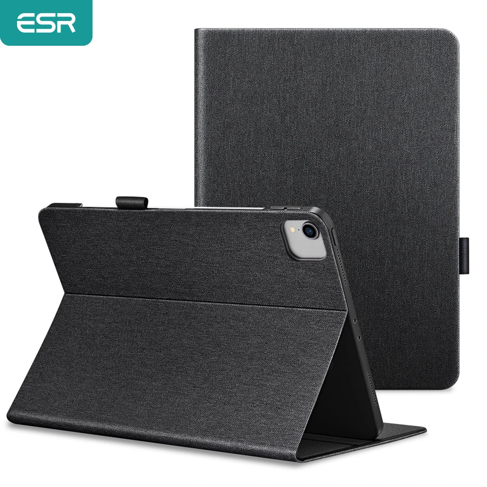 ESR funda inteligente de cuero PU para iPad Pro, cubierta de tela