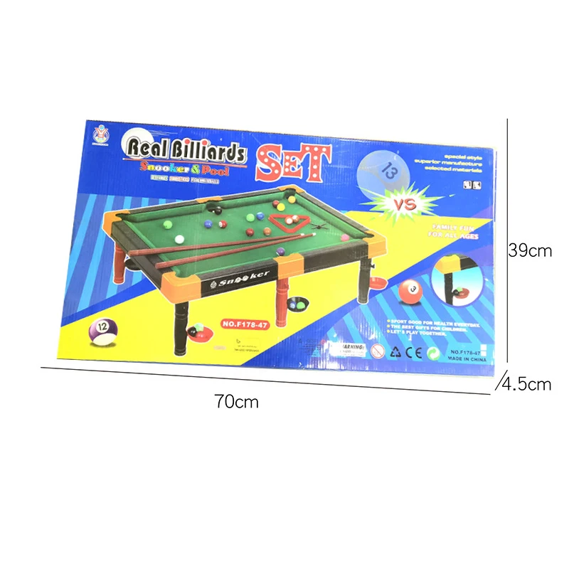 high quality Children's entertainment toys table table billiard party interactive toys simulation billiard gifts