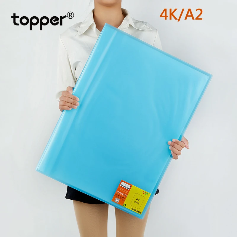 A2 Display book 20 страниц инженерная книга для рисования 4 открытые папка 4K картина с