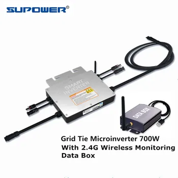 

Waterproof IP65 MPPT Solar Grid Tie Micro Inverter Microinverter Inversor SG700 700Watt 110-250VAC Output + Wireless Monitoring