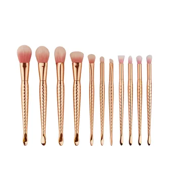 

Cosmetic Makeup Brush 11pcs Eye Shadow Brushes Nylon Powder Brushs Cosmetic Brush Makeup tool Jz0812