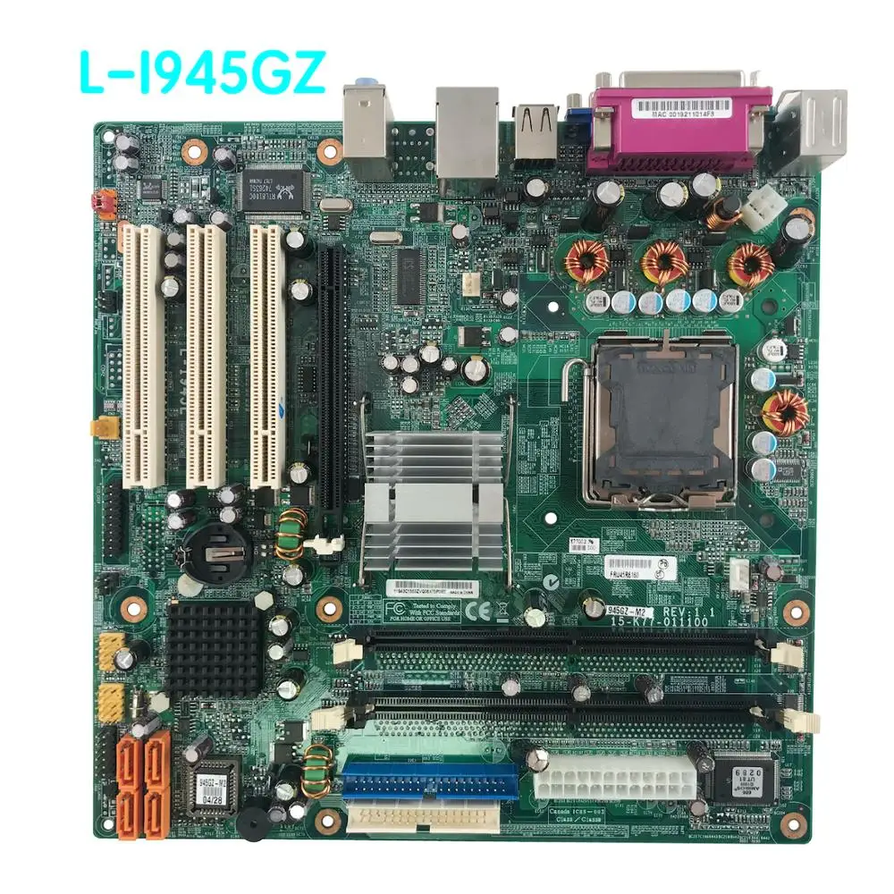 Материнская плата для Lenovo L-I945GZ 15-K77-011100 45R6160 945GZ-M2 100% протестированная полностью