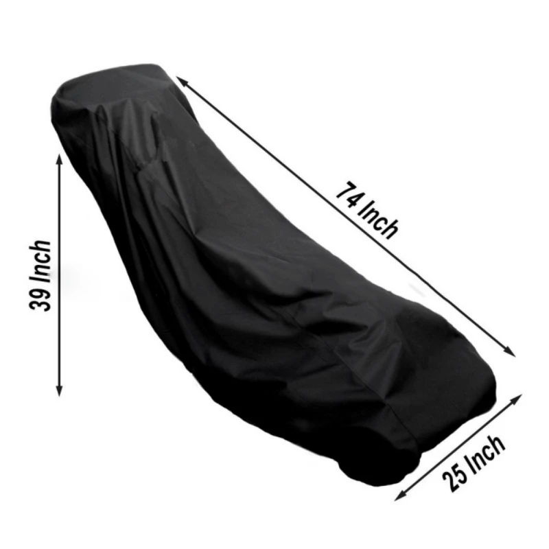 

Large Size Waterproof Lawn Mower Cover Weather and UV Protected Covering with Secure Draw String for Push Mowers for Universal F