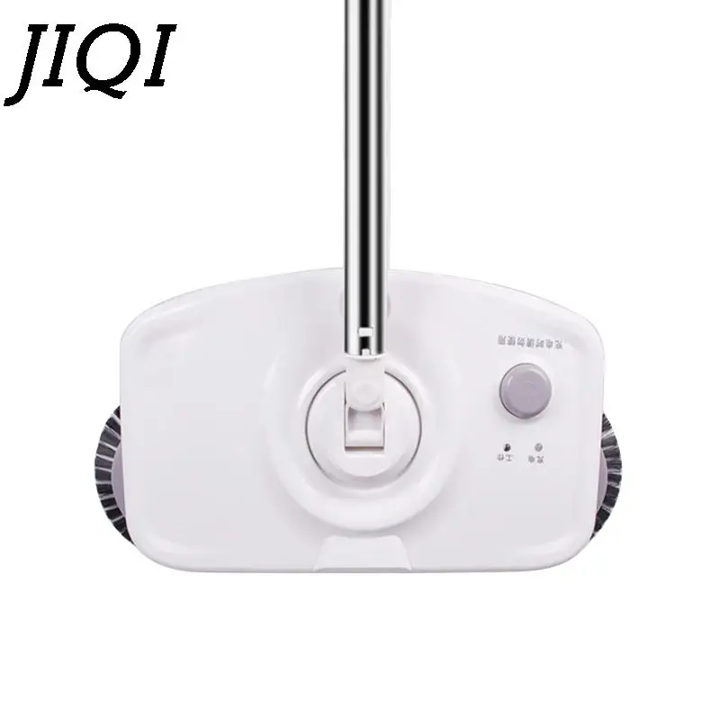 JIQI Chargable Hand-push sweeping mopping machine Sweeper mop wireless household appliances cleaner dustpan set broom artifact 3