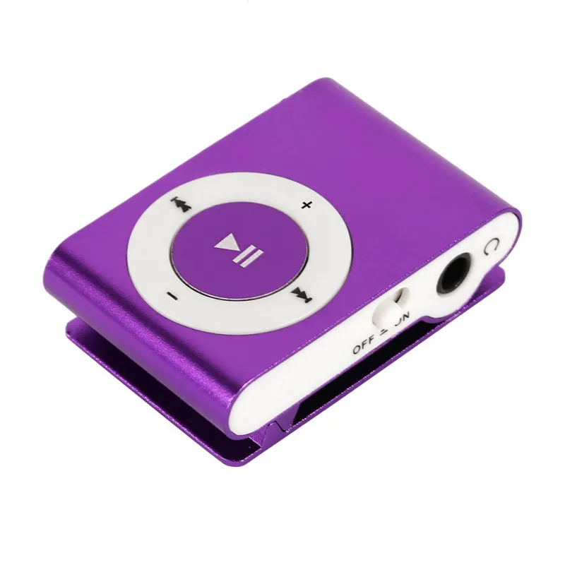 USB металлический мини MP3-плеер с зажимом, спортивный портативный музыкальный цифровой TF/SD слот для карты, плеер mp 3 плеер, карта для бега, переносной мини mp3 Mu
