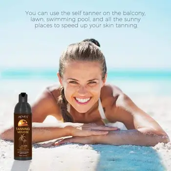 Body Self Tanners Cream Tanning Mousse For Bronzer Sun Skin Block Skin Care Nourishing Solarium