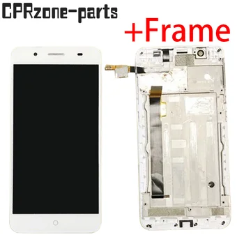 

5.5" Black / White with frame For ZTE Blade A2 Plus BV0730 / Blade A610 plus LCD display with touch screen digitizer assembly