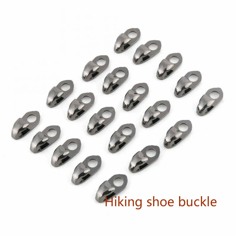 Kit 80 Ganci Per Scarpe In Metallo Con Rivetti - Ferro, Anelli A D Per Stivali E Lacci, Accessori Per Riparazione Calzature E Bricolage - 4