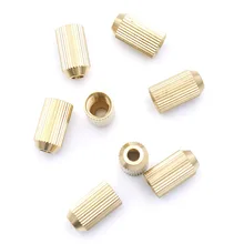 M8 мини микро самонепроницаемый латунный Алмазный зажим Универсальный многофункциональный ручной дрель маленький Электрический фрезерный карандаш патрон для сверла дрели медь