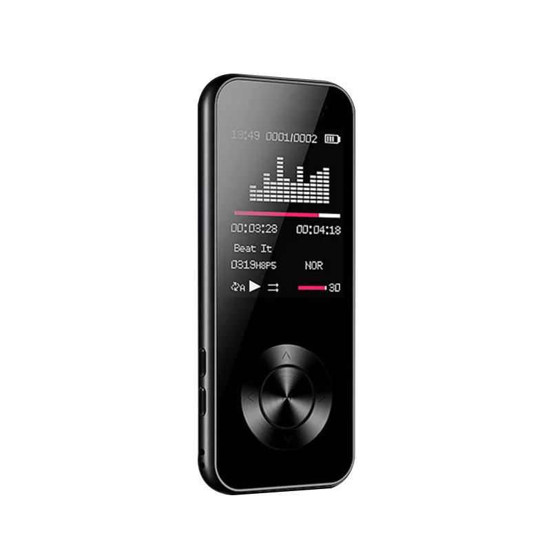 

Amazon Cross Border Bluetooth Mp3 Mp4 Player 8G16G Sports Students Walkman Card Instert Loud Speaker Recording Pen