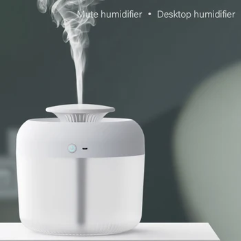 

ELOOLE Ultrasonic Air Humidifer Aroma Essential Oil Diffuser USB Mist Maker 2400ML Aromatherapy Humidifiers for Home Office