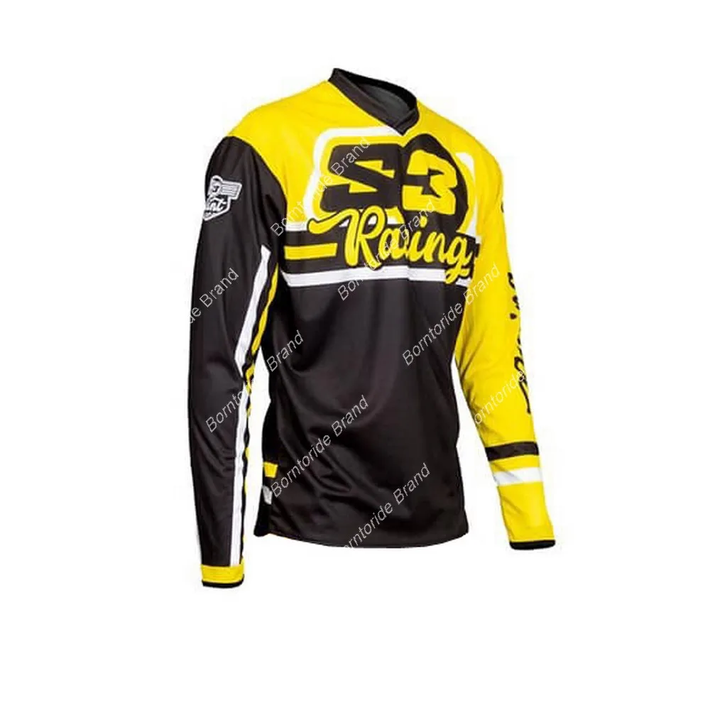 thumbnail image 1 of 2021 S3 Racing M1 MX Motocross Offroad Mtb Downhill Jersey Ciclismo Mountain Bike DH Maillot Ciclismo Hombre Jersey de secado rápido, 1 of 5
