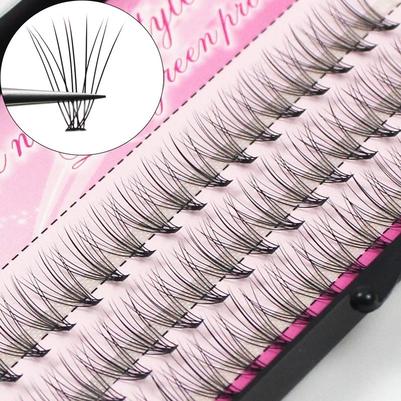 60pcs Individual Cluster Eyelashes Professional Makeup Grafting Fake