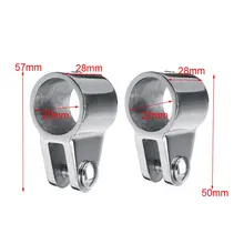 Откидывающийся разъем Нержавеющая сталь 22/25 мм Лодка Железнодорожный капюшон установки морское оборудование зеркальная полировка поверхности откидной разъемы
