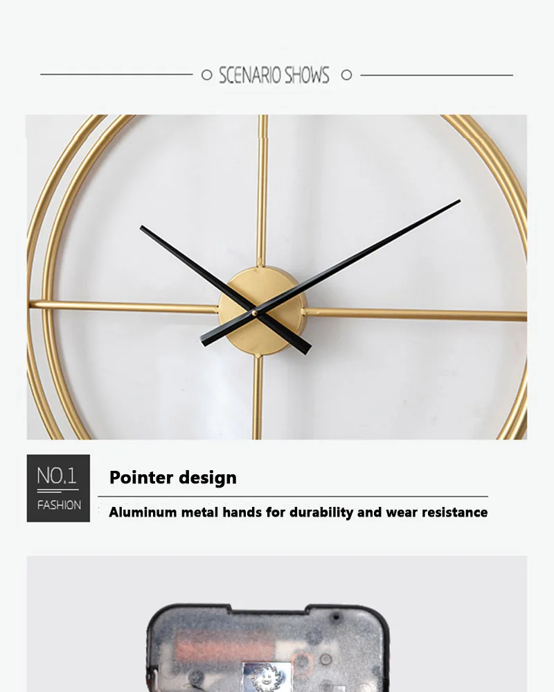 Скандинавские 3D большие золотые настенные часы современный дизайн домашний Декор большие кухонные бесшумные часы oclock Nixie Настенные Детские часы для детской комнаты