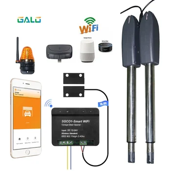 

Heavy duty door opener electric linear actuator 400KG engine motor system automatic swing door opener APP WiFi control gate open
