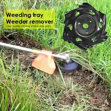 Grass Head Lawn Mower Rooter Mowing Head Weeding Tray Durable Agricultural Use Gardening Mowing Tray Coil Chain Outdoor Updated