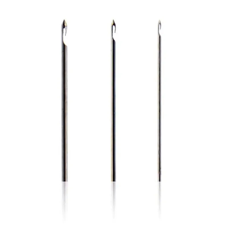 Tambour Hook with 3 Needles 70 90 100 embroidery tool set Embroidery Tools Sequins Bead Neddle Tool Set Kit Handcraft Accessories E56C