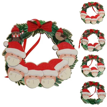 

2020 Personalized Christmas Tree Ornament Family Members Wooden Pendant Gifts Xmas Tree Hanging Pendant