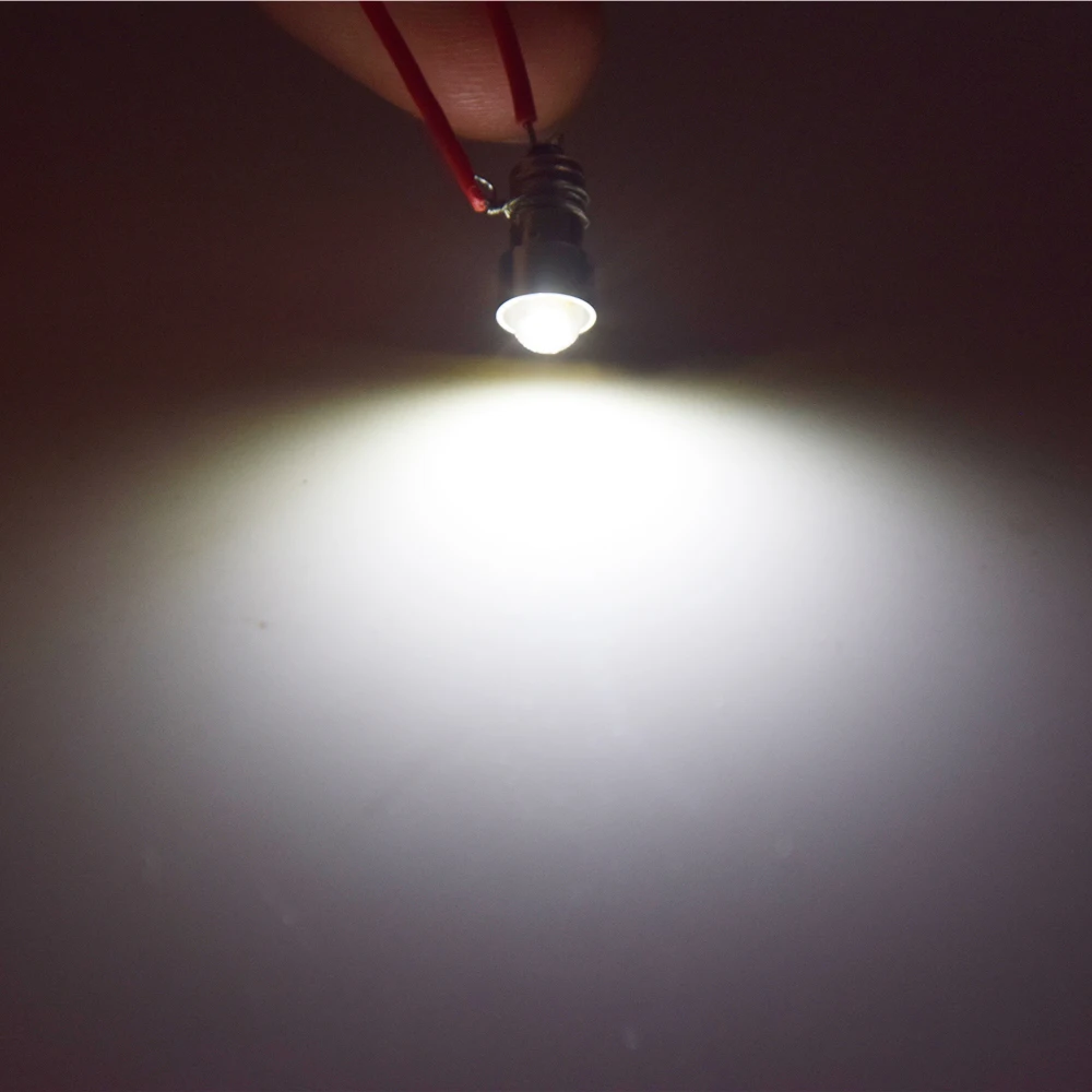 Lampadina LED P13,5 4V-6V Bianco Freddo 6500K – 8 SMD Per Modellismo E Bici