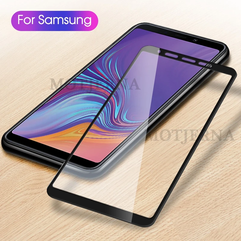 Закаленное защитное стекло для samsung A7 A750 для samsung Galaxy A8 A9 Plus S10E Защитная пленка для экрана