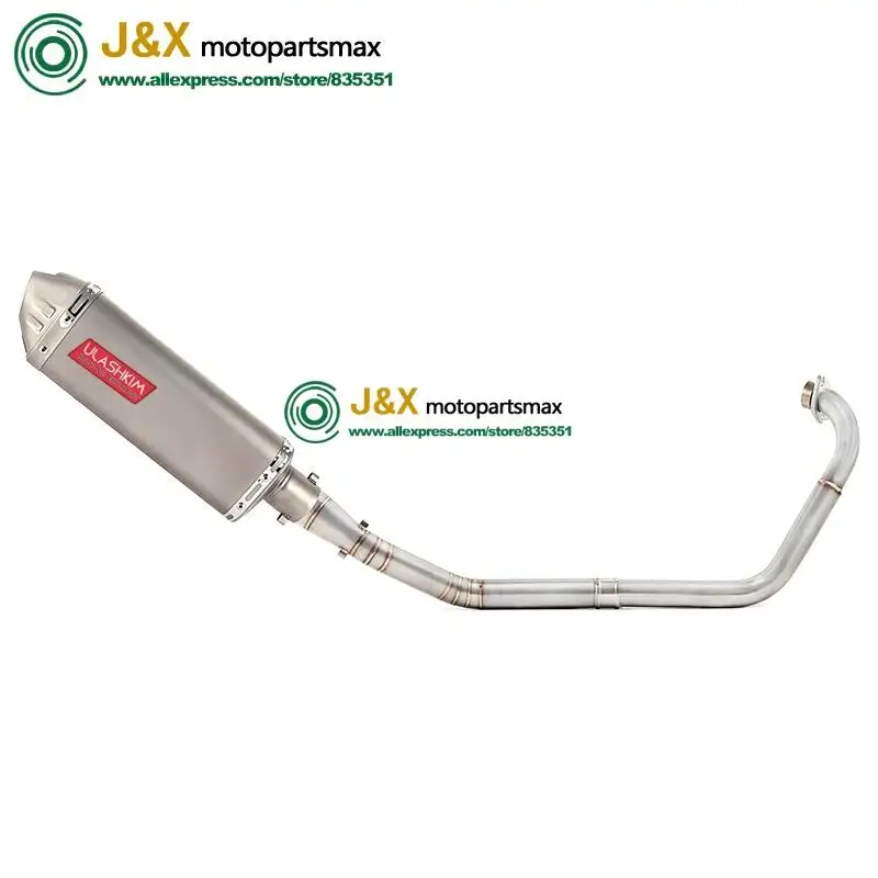 Полная выхлопная система мотоцикла Escape slip on для yamaha YZF R15 MT15 MT-15 2008- средняя труба глушителя DB-Killer