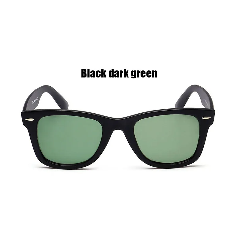 INEXHA Новые поляризованные солнцезащитные очки ретро солнцезащитные очки мужские солнцезащитные очки для вождения с УФ-защитой - Цвет линз: Black dark green