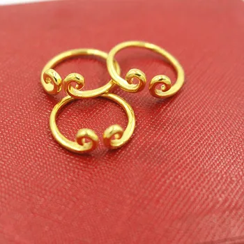 

OuBi gold hoops ring back another Monkey King men and women lovers girlfriends to present buddhist monastic discipline