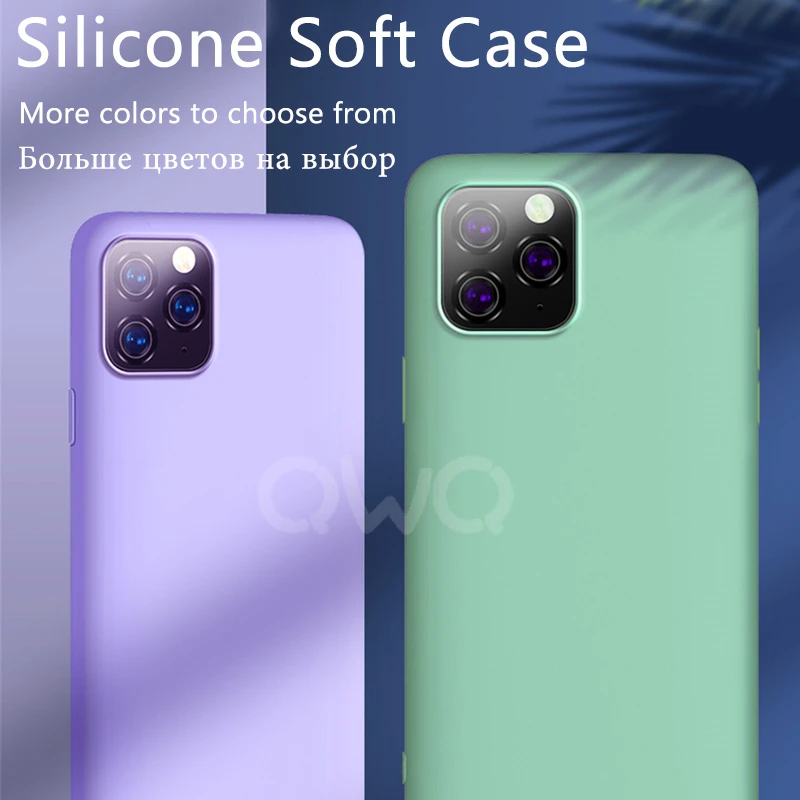 Роскошный жидкий силиконовый чехол на защитная для телефона для айфона apple iphone 11 pro XS MAX XR X SE 6 5S 6S 8 7 plus 5 чехол s противоударный защитный смартфон