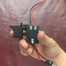 1PCS 7.2 V-24 V 16A Electric Drill Bit Control Switch Wireless Trigger With Small LightSpeed switch