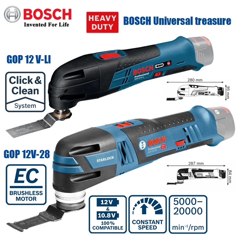 Bosch GOP 10.8V LI Cordless Multi Tool - Product Overview 