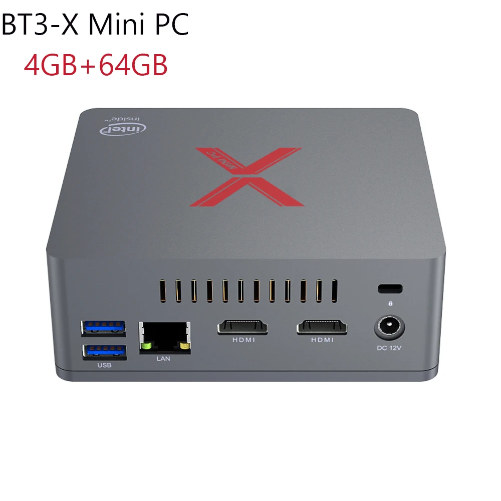 

Beelink BT3-X Mini PC Windiws10 Intel Apollo Lake Celeron Processor J3355 4GB 64GB Blutooth4.0 LAN 1000M USB3.0 HDMI1.4b Mini PC