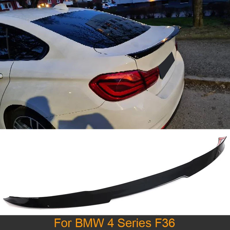 Глянцевый черный спойлер заднего багажника крыла для BMW серий 4 F36 Grancoupe 2014 - 2019