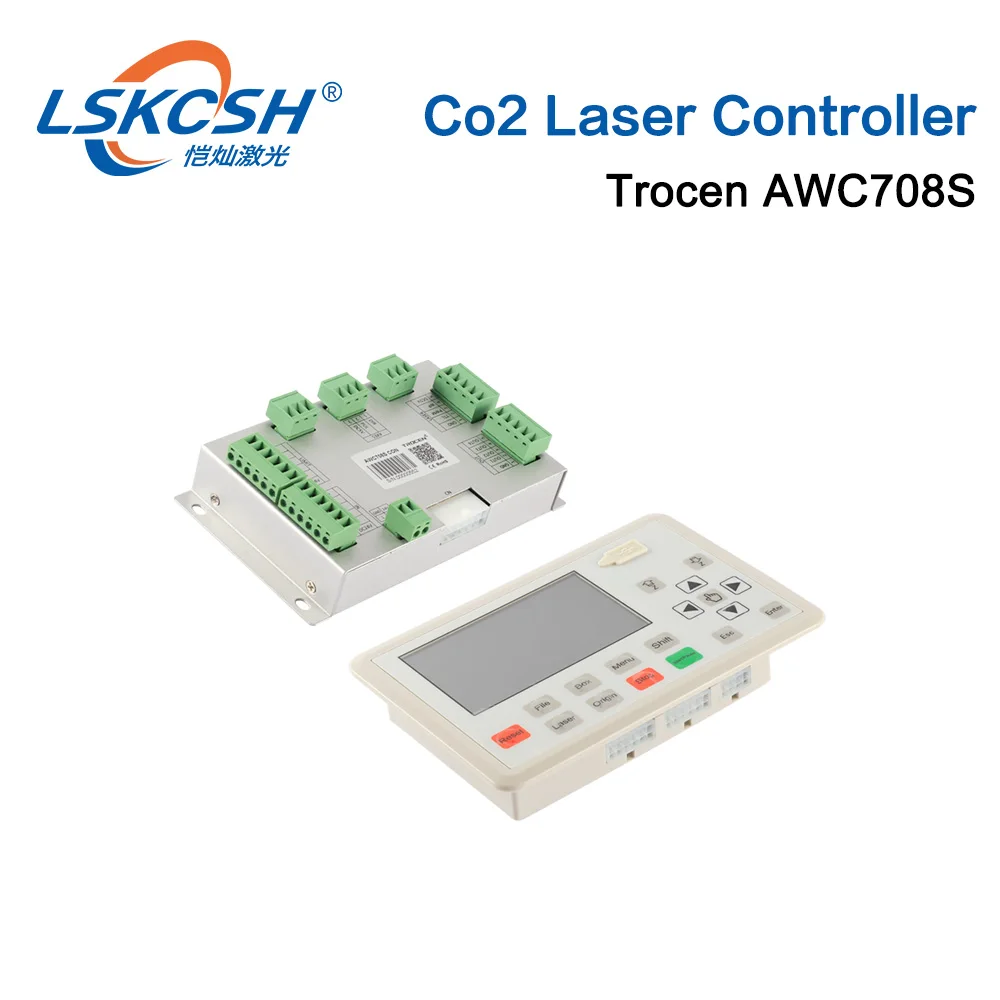 Trocen AWC708S Co2 лазерный контроллер системы для лазерной гравировальная и режущая машина замена AWC708C Lite Ruida Leetro