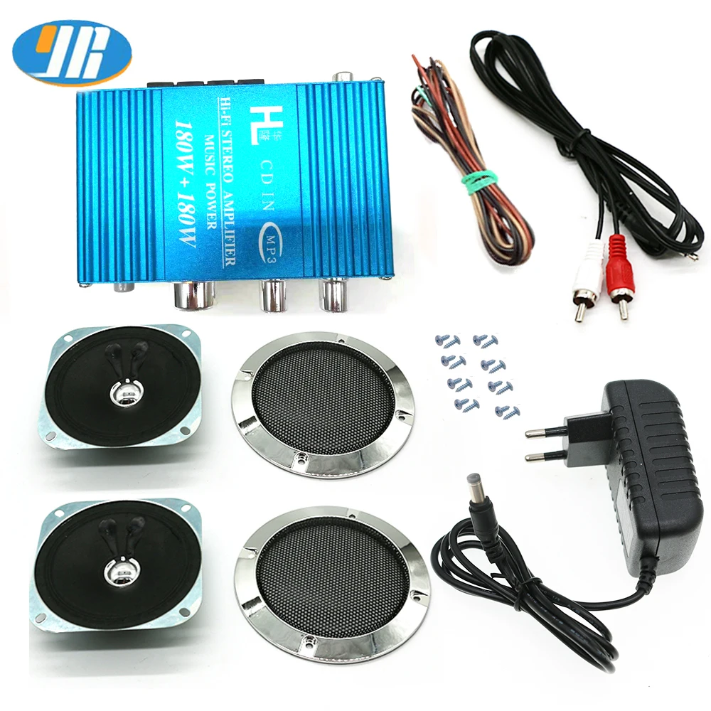 Аркадная игра шкаф аудио DIY Kit 180 Вт стерео усилитель ПК Android автомобильный DVD MP3