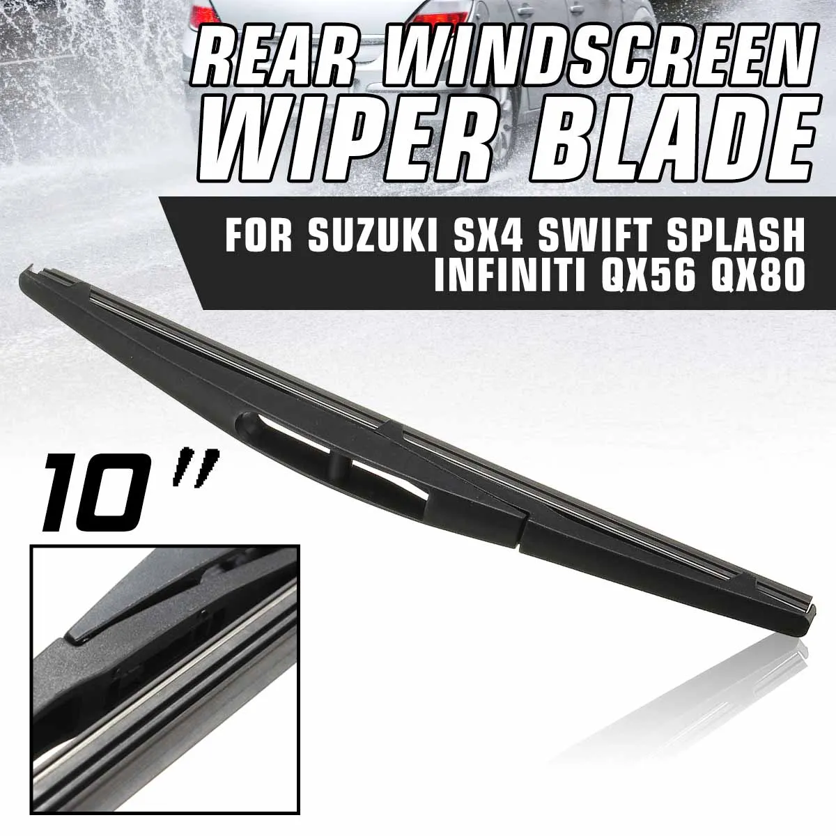 Щетка стеклоочистителя для Suzuki SX4 Swift Splash /Infiniti QX56 QX80 10 дюймов 250 мм|wiper blade|windscreen wiper