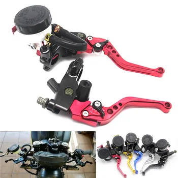 

Universal 7/8" 22mm Motorcycle Hydraulic Brake Clutch Lever Master Cylinder Reservoir Set for ktm 50 SX Pro Junior LC 50 SX Pro