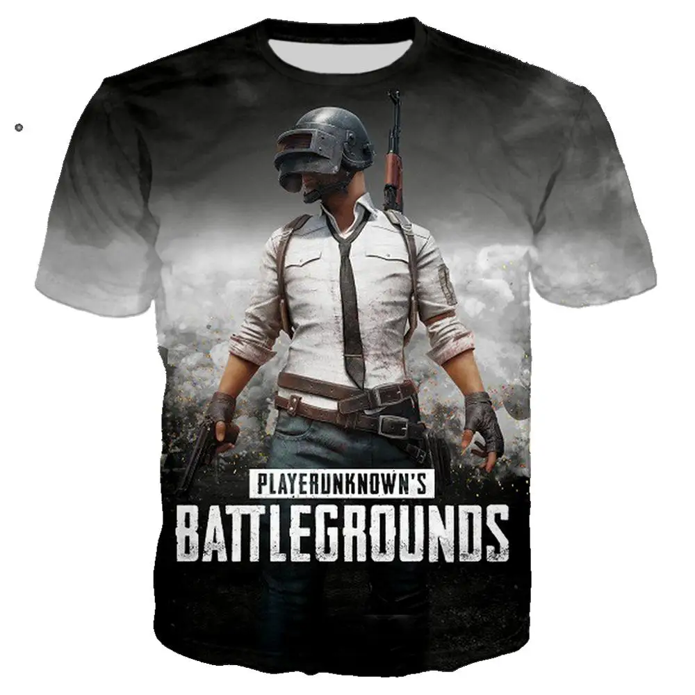 Игра PUBG 3d принт рок Летняя мужская Военная футболка модная футболка крутая цветная футболка/уличная мужская одежда