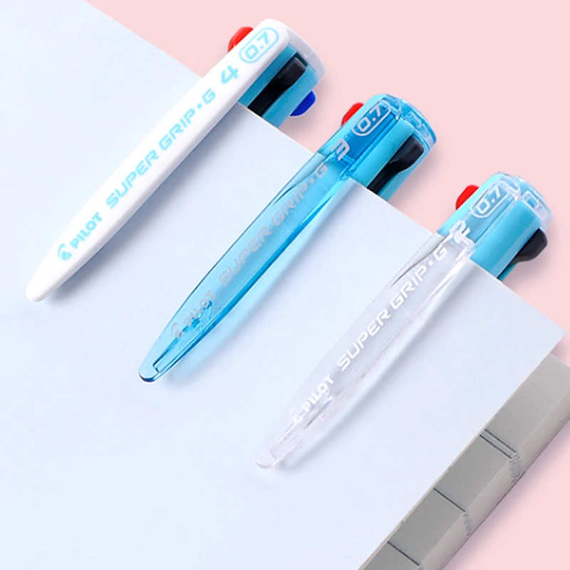 Разноцветная шариковая ручка Pilot BKSG 25 Super Grip многофункциональная 0 7 мм для