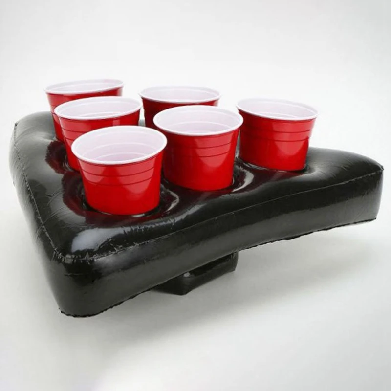 

Inflatable Beer Pong Hat Floating Pong Game for Swimming Pool Party Supplies Beach Inflatable Toys for Kids Giant Beer Pong