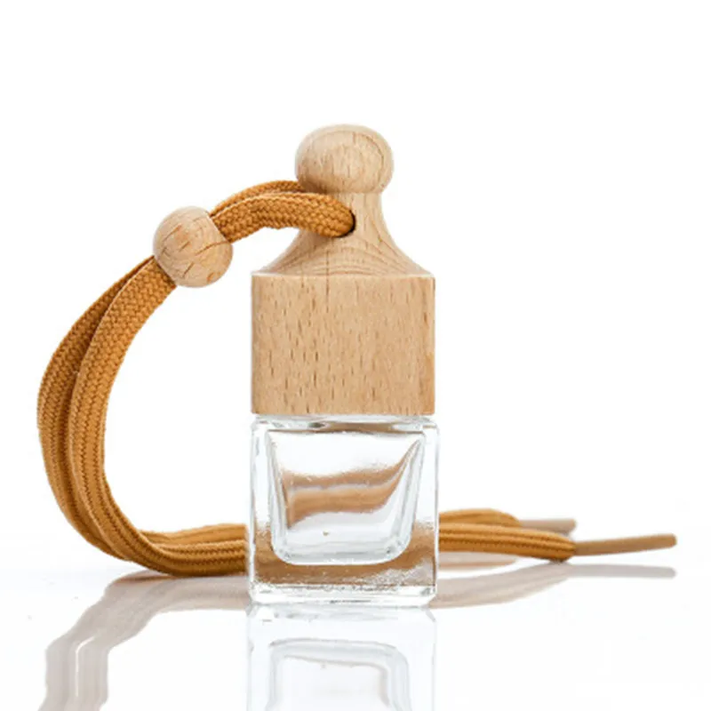 

New Perfume Hanging Glass Bottle Empty for Car Air Freshener Fragrance Oil Auto Diffuser Accesories