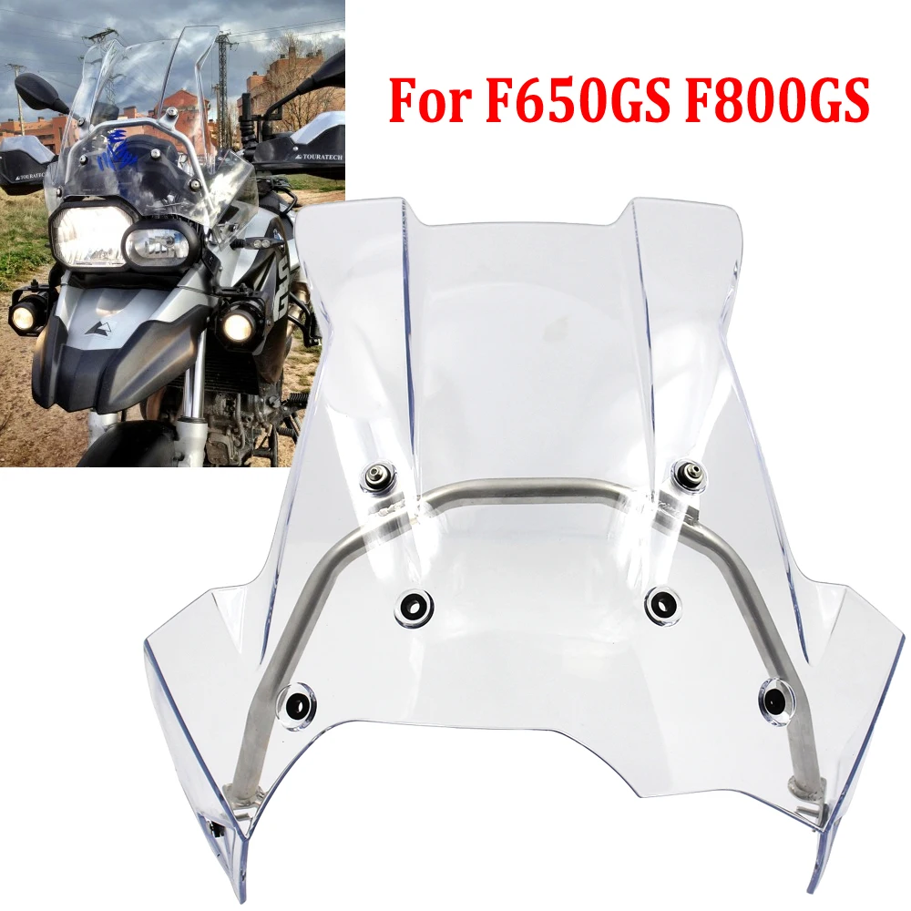 

F650GS F800GS модификация мотоцикла Лобовое стекло лобового стекла с монтажным кронштейном комплект для BMW F 650 / 800 GS 2008 - 2017